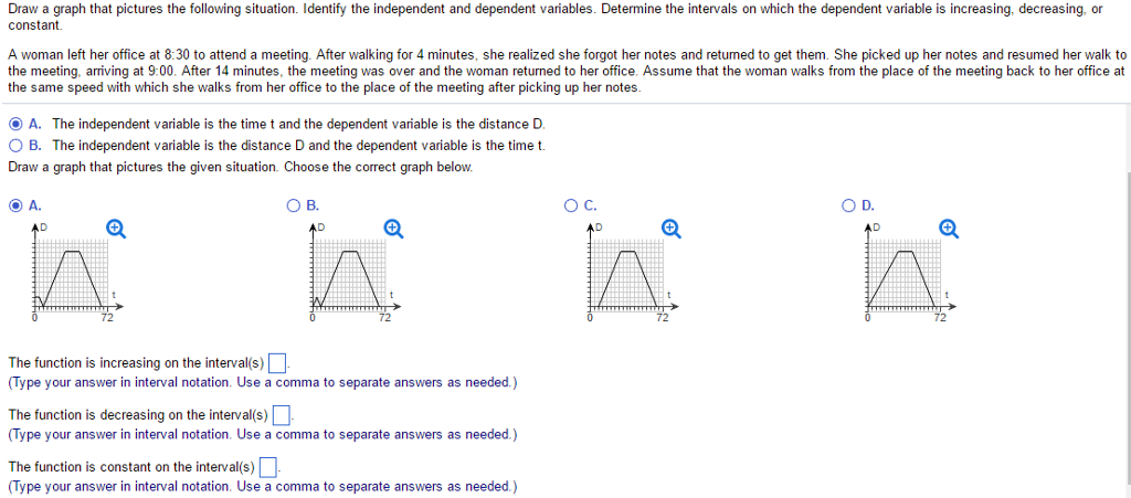 Graphing independent and dependent variables worksheet math