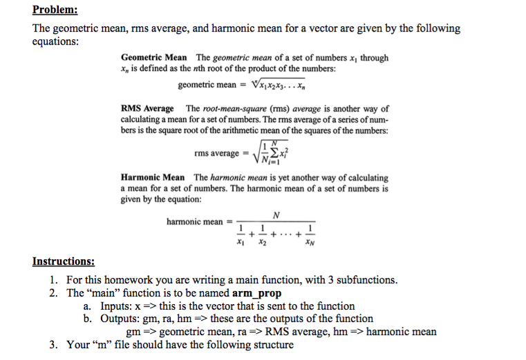 solved-the-geometric-mean-rms-average-and-harmonic-mean-chegg