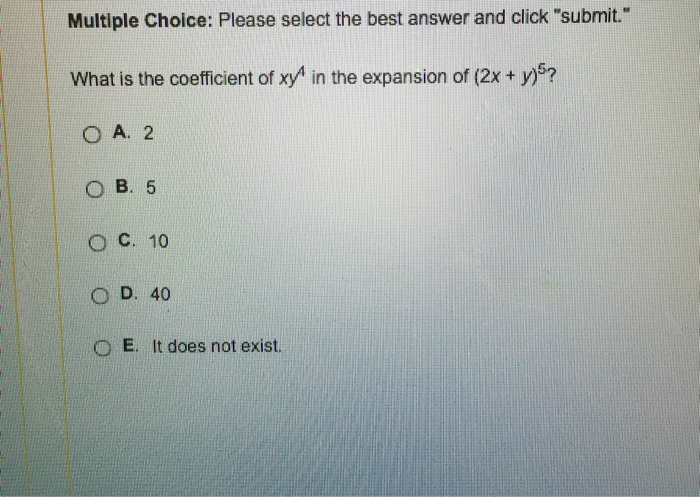 solved-what-is-the-coefficient-of-xy-4-in-the-expansion-of-chegg