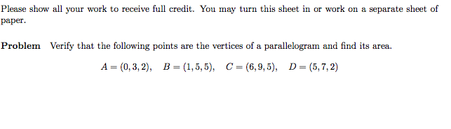 Solved Show all your work to receive full credit. You may | Chegg.com