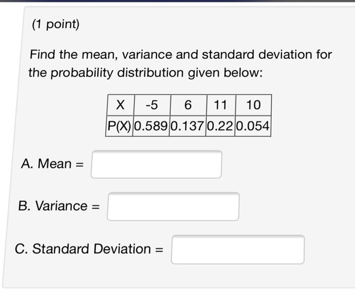 solved-find-the-mean-variance-and-standard-deviation-for-chegg