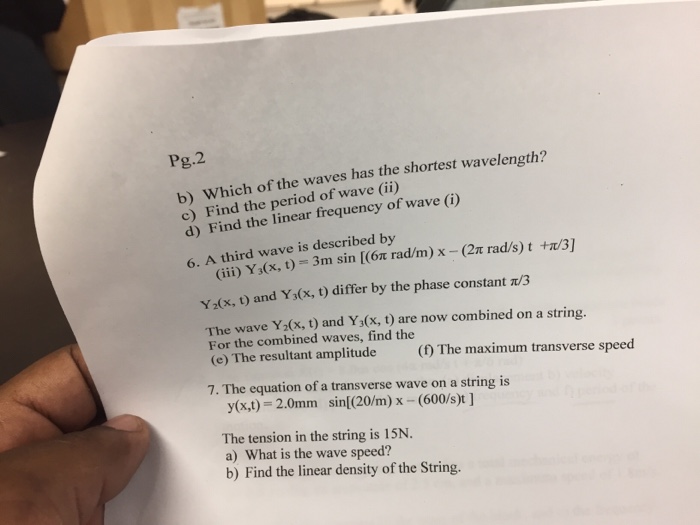 solved-a-third-wave-is-described-by-y-3-x-t-3m-sin-6pi-chegg