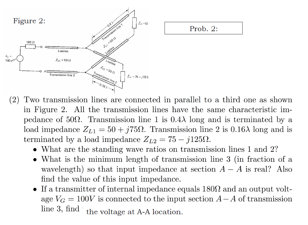 two-transmission-lines-are-connected-in-parallel-to-chegg