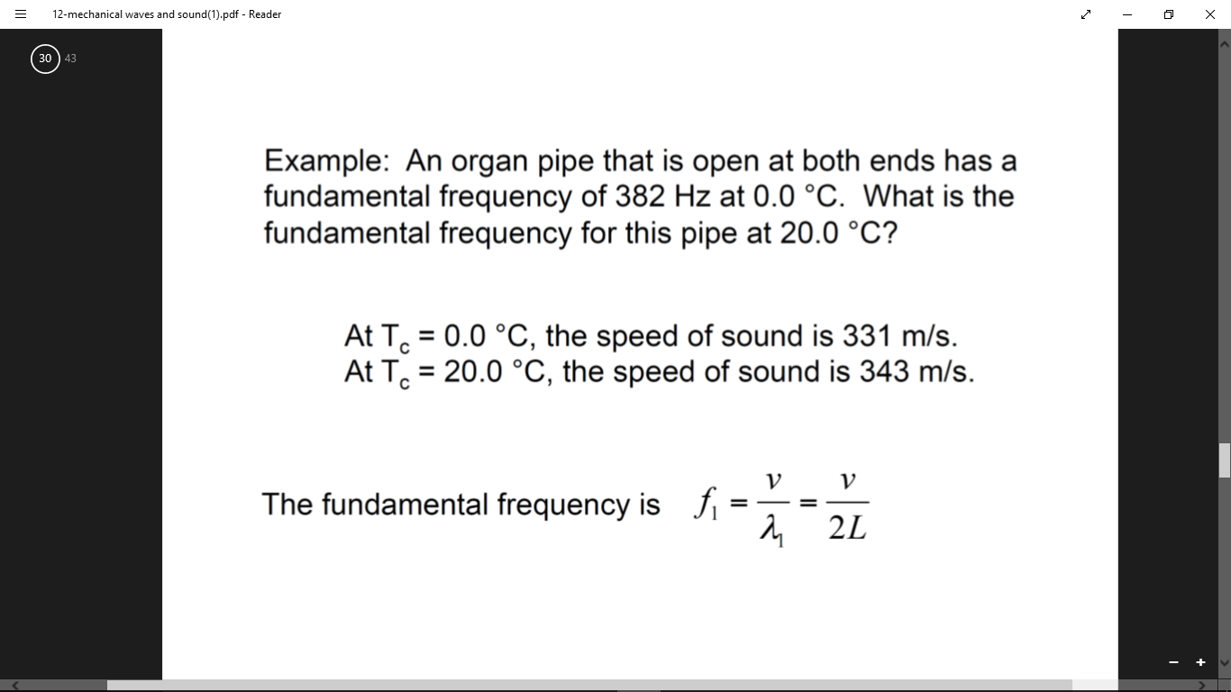 Solved An organ pipe that is open at both ends has a