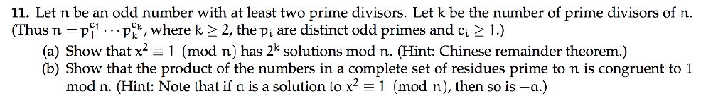 solved-11-let-n-be-an-odd-number-with-at-least-two-prime-chegg