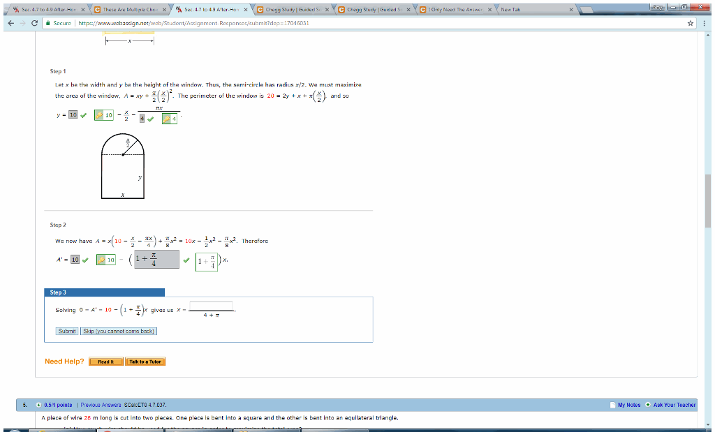 Solved I Need The Answer For Step 3 On The First Problem And | Chegg.com