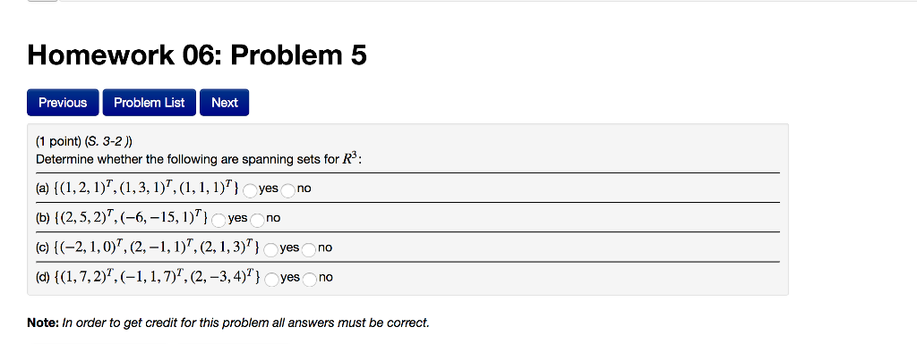 Solved Homework 06: Problem 5 Previous Problem List Next (1 | Chegg.com