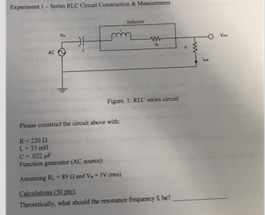 sources of error in rlc series circuit experiment