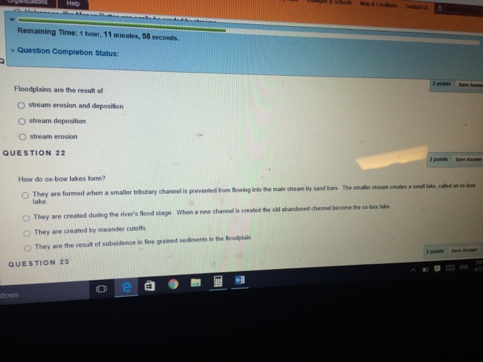 Solved Question Completion Status The cycles of stream