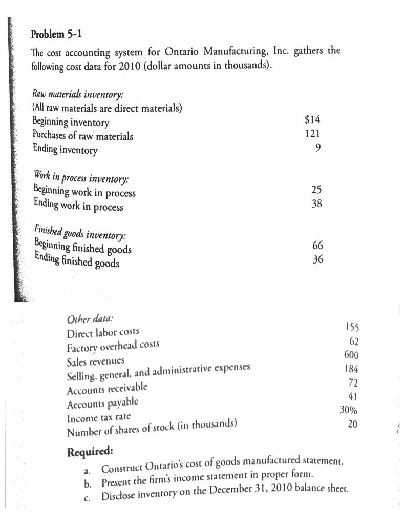 solved-problem-5-1-the-cost-accounting-system-for-ontario-chegg