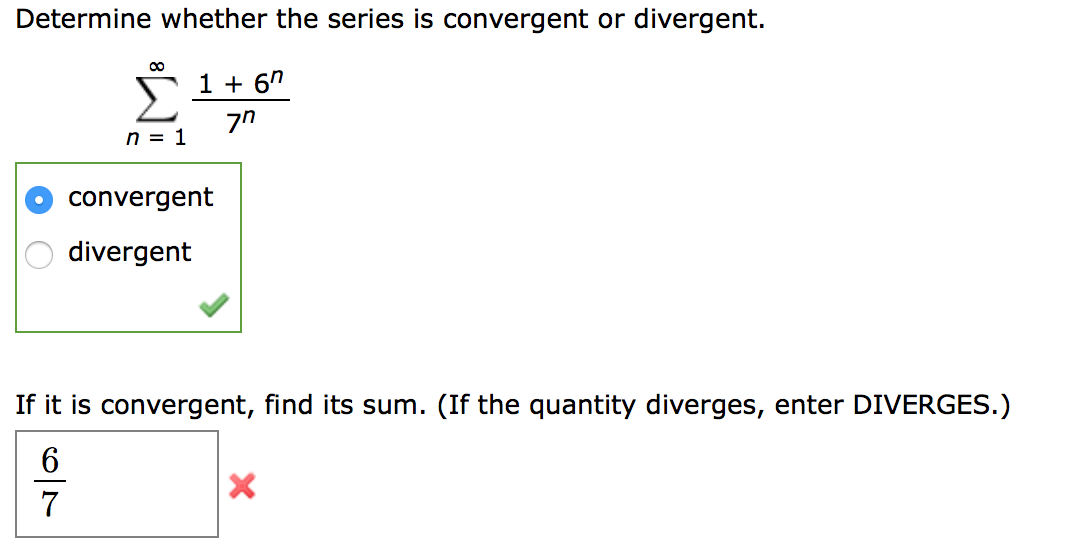 Solved Determine Whether The Series Is Convergent Or Dive...