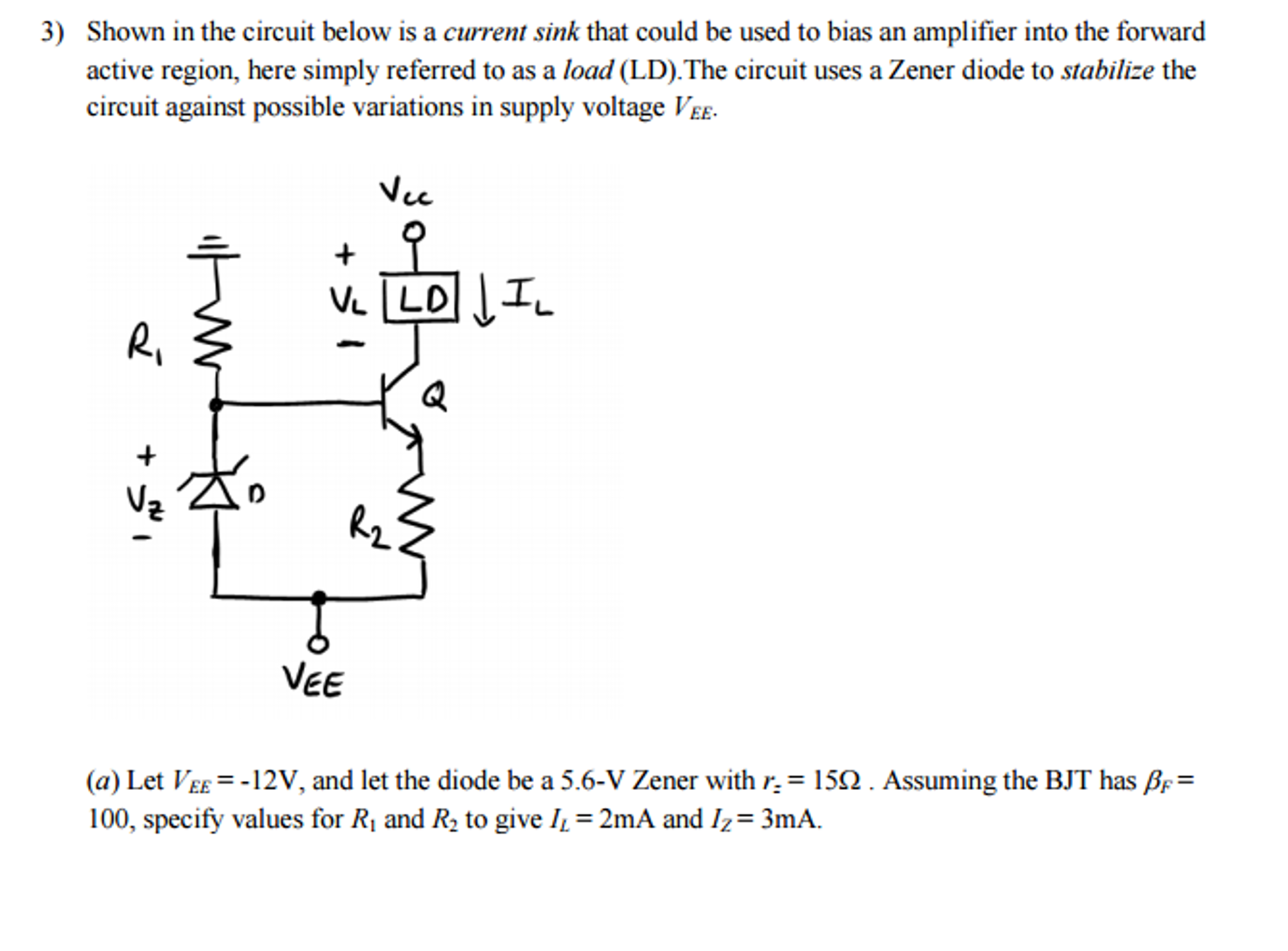 Current Sink Circuit Diagram
