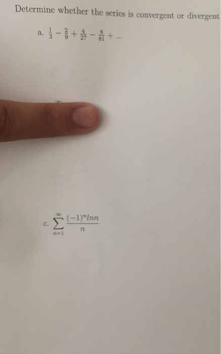 Solved Determine Whether The Series Is Convergent Or Chegg