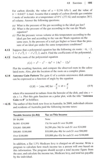 Solved Complete The Following Chapter 4 Homework Problems: | Chegg.com