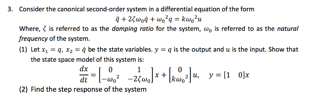 canonical form second order differential equation