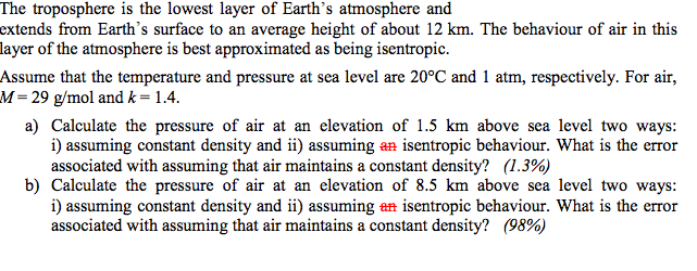what name is given to the lowest layer of earth's atmosphere