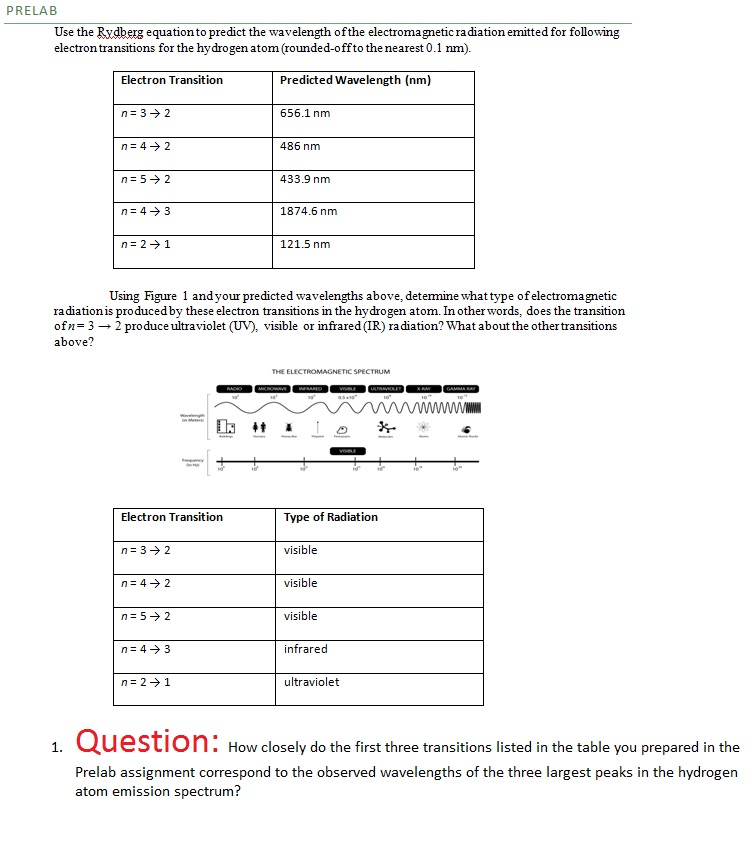 rydberg equation calculator