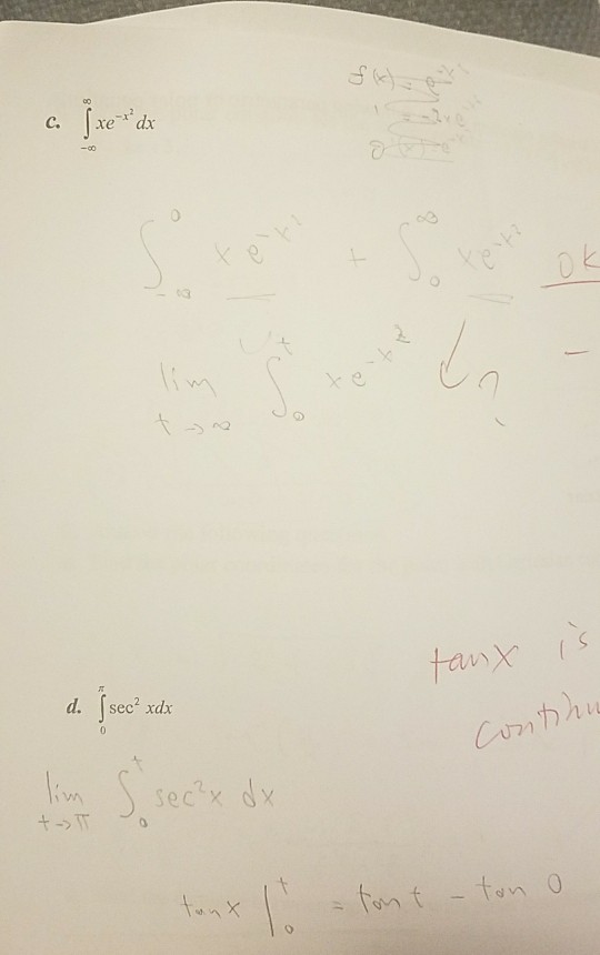 integral of xe 2x from 0 to infinity