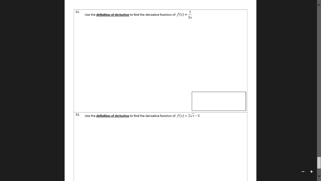 solved-32-use-the-definition-of-derivative-to-find-the-chegg