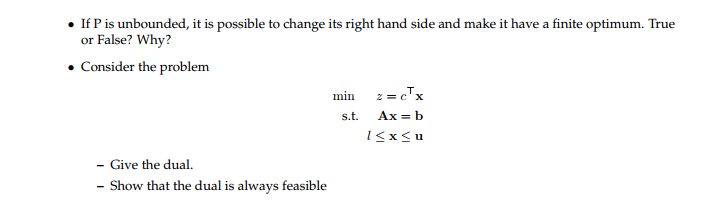 Solved Problem 3 The following refer to a primal-dual pair | Chegg.com