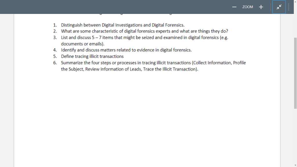 Solved ビ 1 Distinguish Between Digital Investigations And Chegg Solved ビ 1 Distinguish Between Digital Investigations And Chegg
