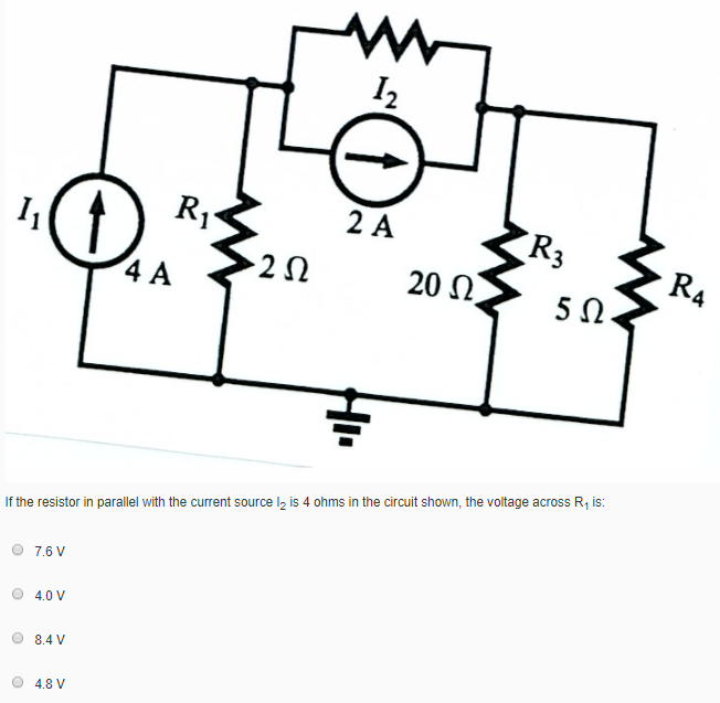 Solved 2 1. 2 A 4 If the resistor in parallel with the