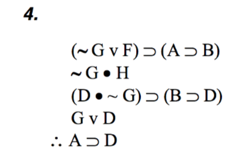 Solved Using only the First Nine Rules of Inference as | Chegg.com