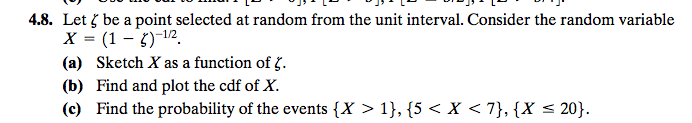 Random In Unit Interval Solved 48. Let be a point selected at random from the unit | Chegg.com