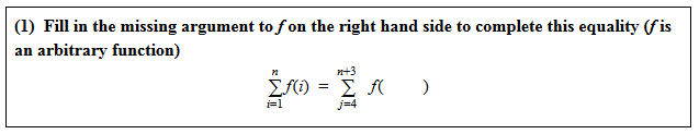 Solved Fill in the missing argument to f on the right hand | Chegg.com