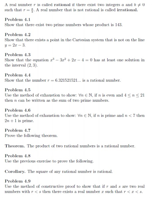 if a real number is not rational then it is