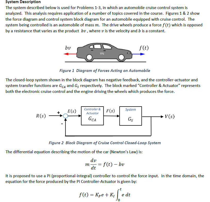 Solved System Description The system described below is used