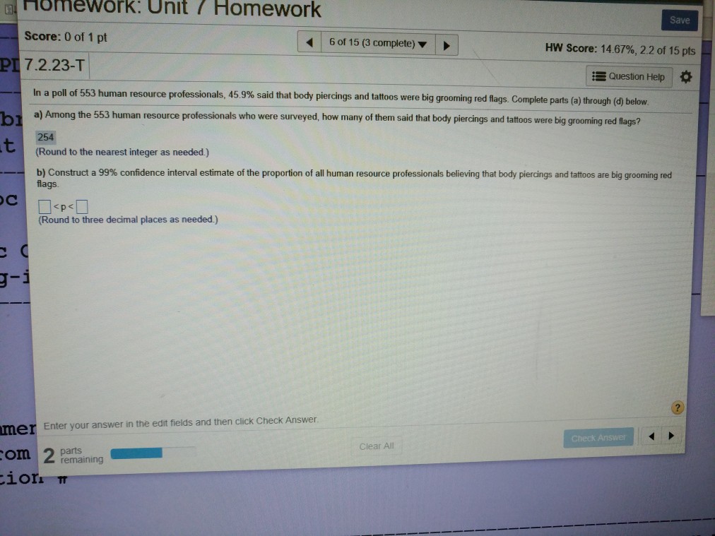 Solved Homework : Unit 7 Homework Save Score: 0 Of 1 Pt | Chegg.com