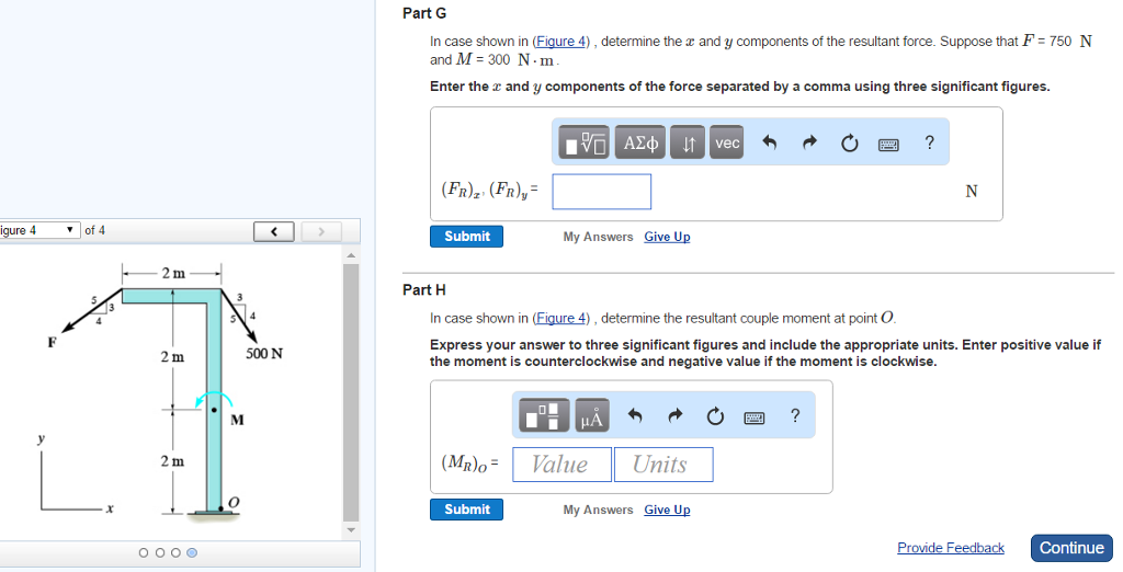 Solved In case shown in (Figure 4) determine the x and y | Chegg.com