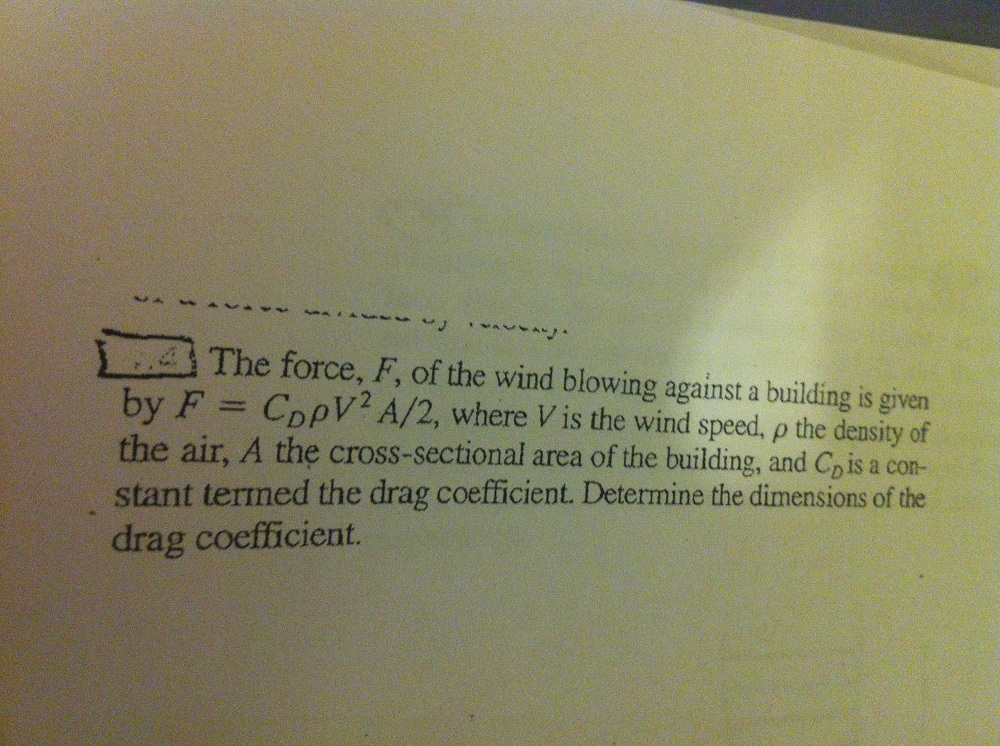 Solved The force, F, of the wind blowing against building is | Chegg.com