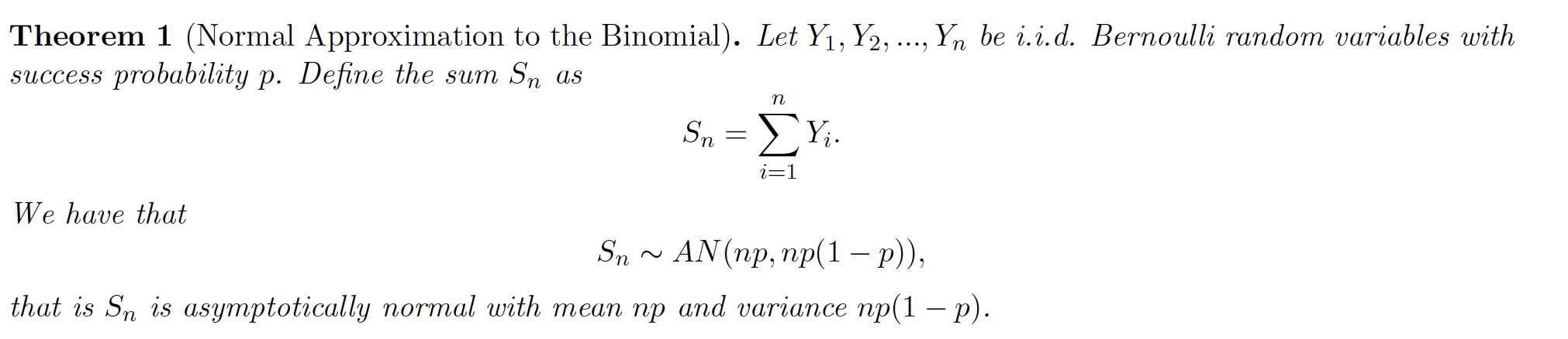 Solved Theorem 1 (Normal Approximation to the Binomial). Let | Chegg.com