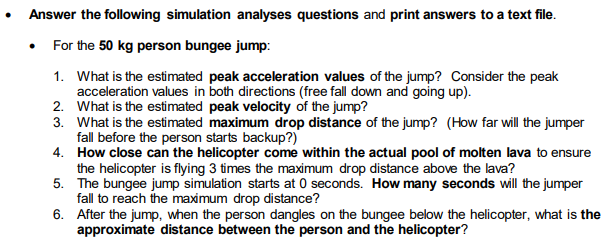 Solved Answer the following simulation analyses questions | Chegg.com
