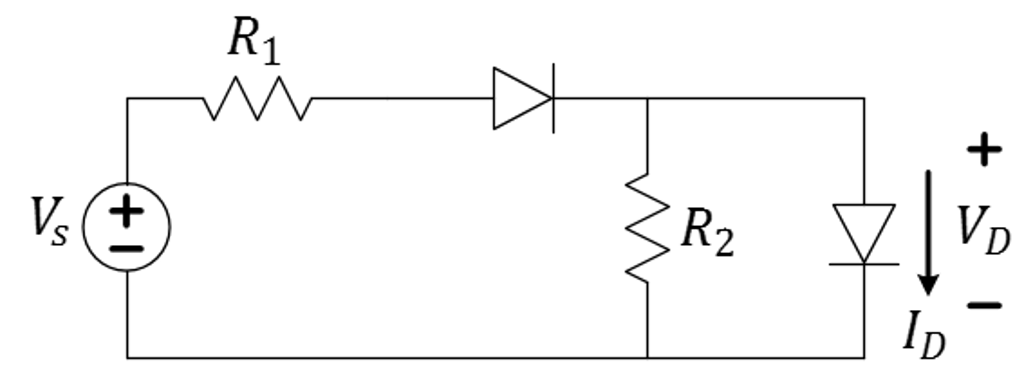 Solved 1) Assume an ideal-offset model with VON=3V for | Chegg.com