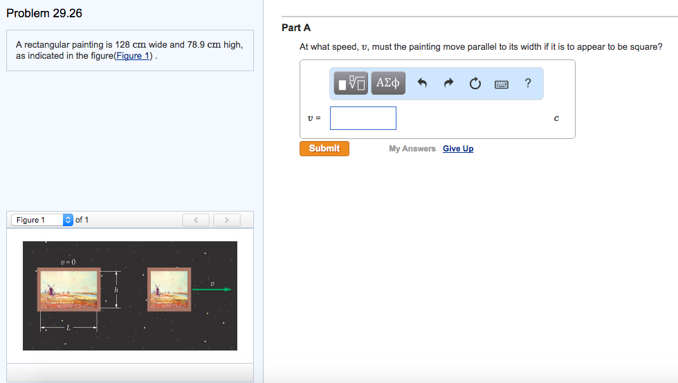 Solved A rectangular painting is 128 cm wide and 78.9 cm