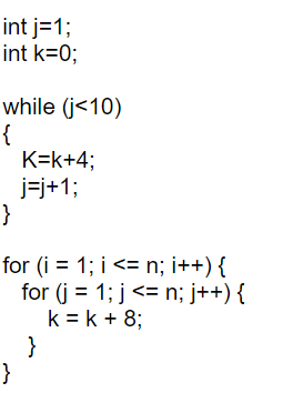 Solved Use Big O to calculate the time complexity of the Chegg