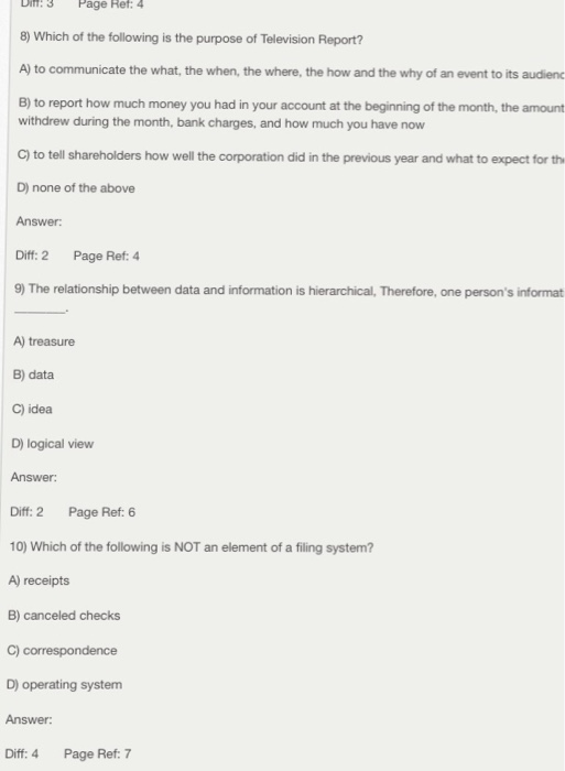 Solved Which of the following is the purpose of Television