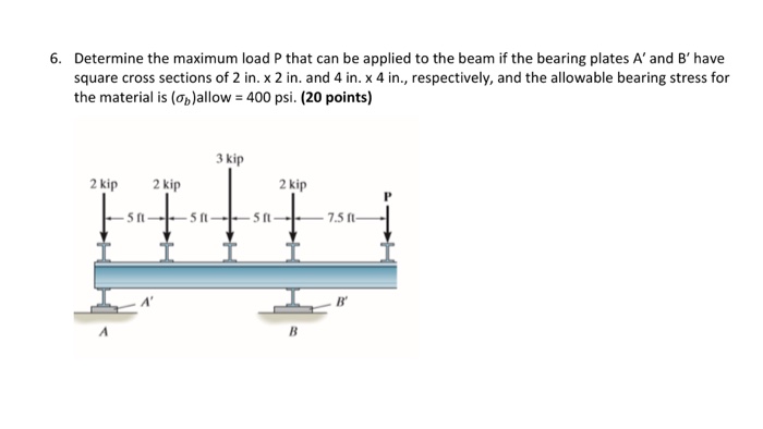 Solved Determine The Maximum Load P That Can Be Applied To | Chegg.com