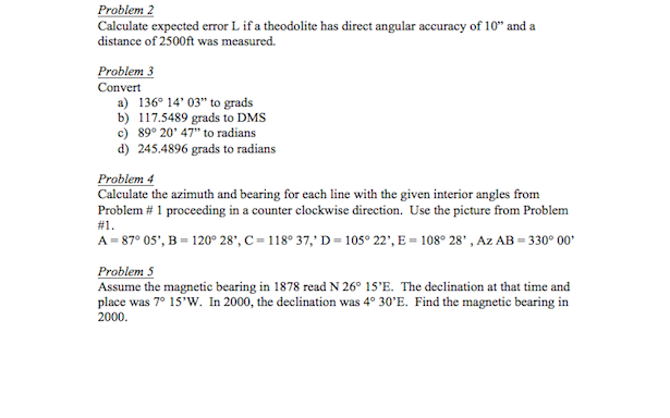 Solved Calculate the total sum of the angles and in the | Chegg.com