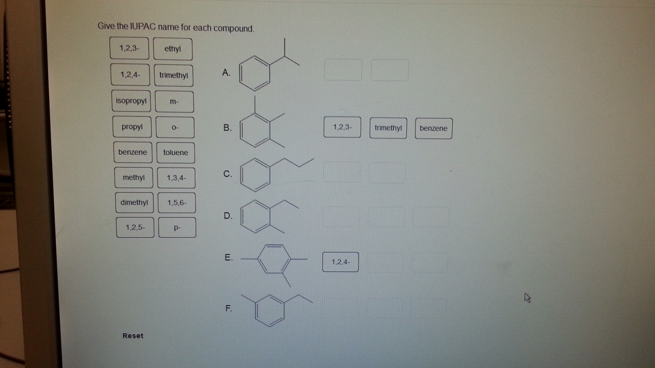 Solved Give The IUPAC Name For Each Compound. | Chegg.com