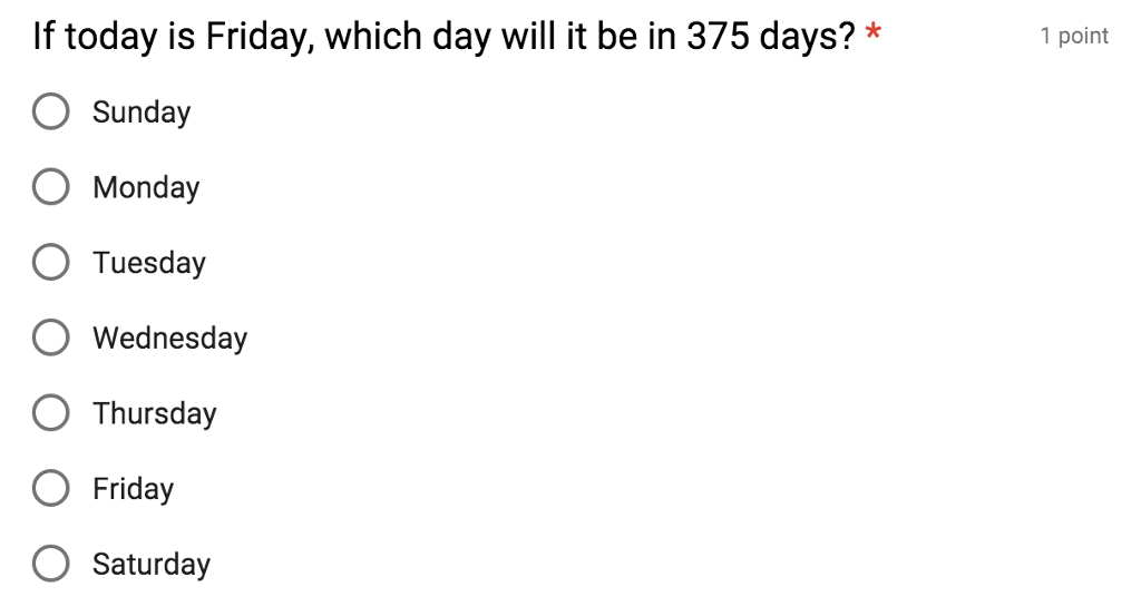 solved-if-today-is-friday-which-day-will-it-be-in-375-days-chegg