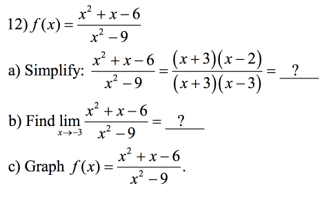 x 2 )( x 2 6x 9 )= 6 x 3