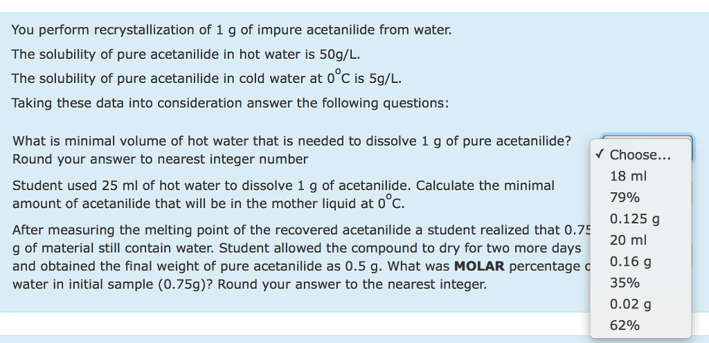 Melting Point Of Pure Acetanilide