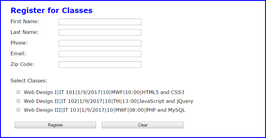 Solved JavaScript and jQuery Help: We have to create a Class | Chegg.com