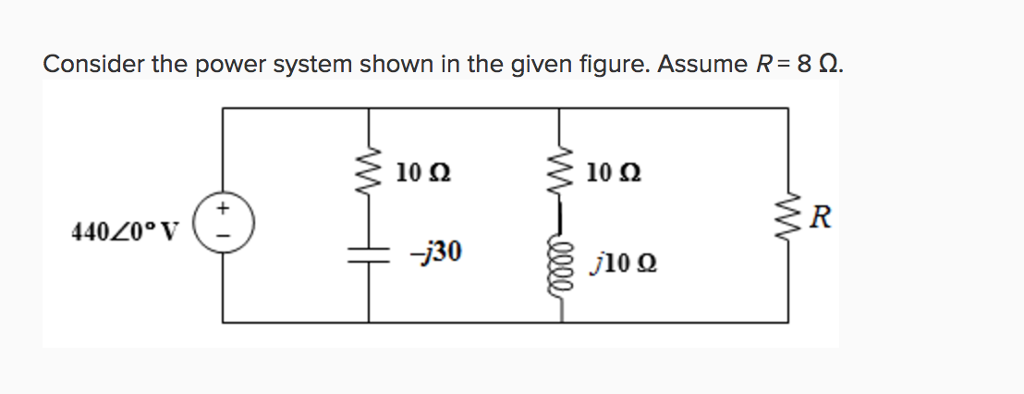 Solved Consider the power system shown in the given figure. | Chegg.com
