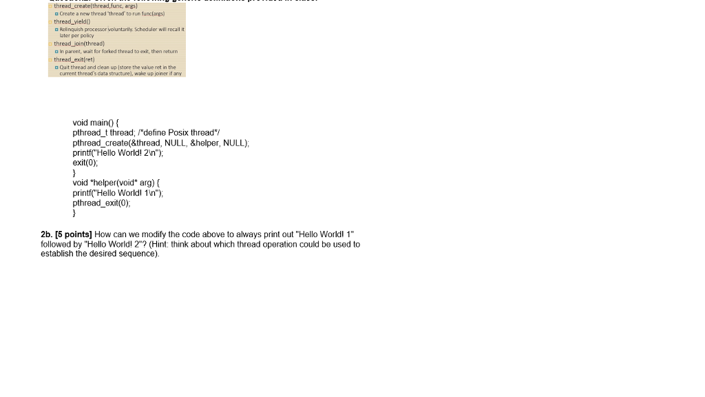 Solved How Can We Modify The Code Above To Always Print Out Chegg