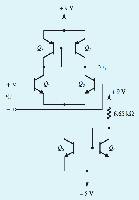 Solved 9.111 For the currentmirrorloaded differential pair